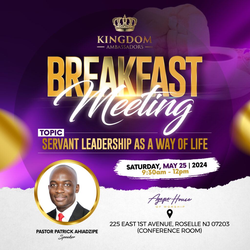 May 2024-Kingdom Ambassadors Breakfast Meeting